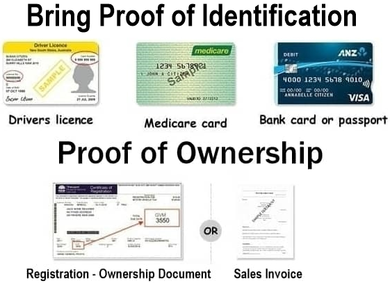 When needing a loan against asset the borrower must provide ownership & identification proof.