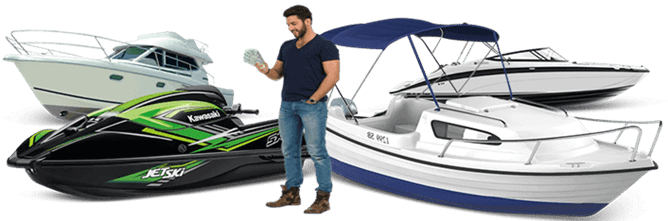 Pawn your boat or jet ski.
